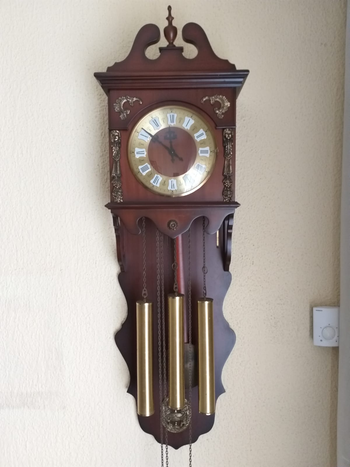 Reloj de sobremesa, reloj de mesa SARS, reloj mesa moderno, maquinaria  cuarzo, fabricado en cristal 35cm