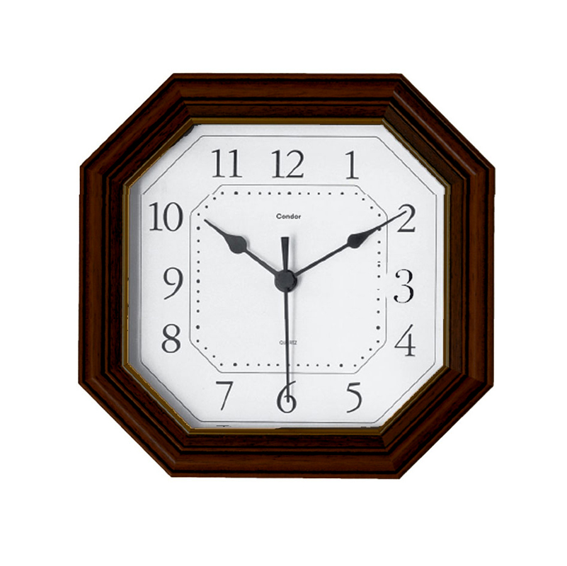 Reloj de pared madera clasico 25cm - RelojesDECO