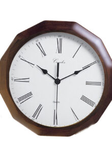 Reloj de pared madera clasico 29cm romanos