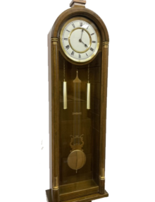 Reloj de péndulo de pared maquinaria cuarzo madera 114cm, SALONICO "ultima unidad maquinaria 3 melodias" impresionante envío GRATIS